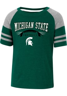 Colosseum Michigan State Spartans Toddler Green Michael Football Short Sleeve T-Shirt