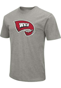 Colosseum Western Kentucky Hilltoppers Grey Playbook Short Sleeve T Shirt