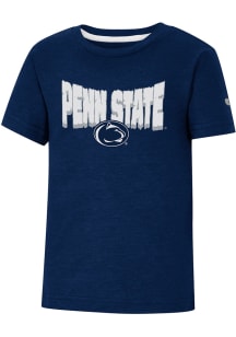 Colosseum Penn State Nittany Lions Toddler Navy Blue Shark Short Sleeve T-Shirt
