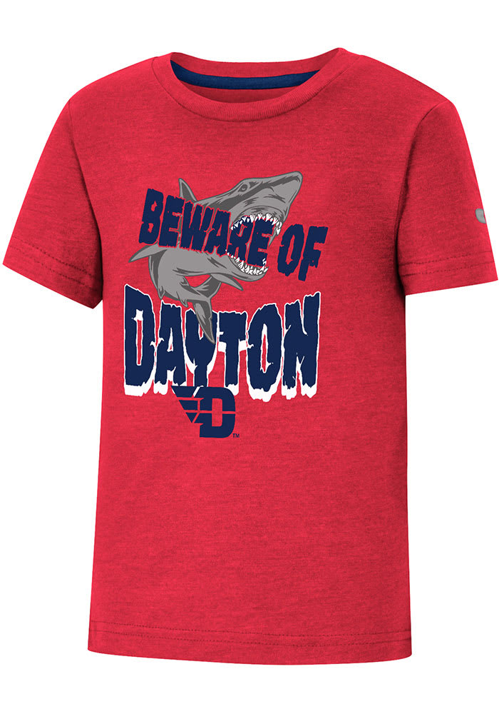 Colosseum Dayton Flyers Toddler Red Shark Short Sleeve T-Shirt