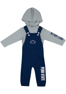 Colosseum Penn State Nittany Lions Infant Navy Blue Chim Chim Set Top and Bottom