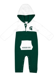 Colosseum Michigan State Spartans Baby Green Nursery Long Sleeve One Piece