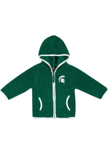 Colosseum Michigan State Spartans Baby White Walk In The Park Light Weight Jacket