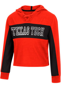 Colosseum Texas Tech Red Raiders Toddler Girls Red Did Not Long Sleeve T Shirt