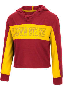 Colosseum Iowa State Cyclones Toddler Girls Cardinal Did Not Long Sleeve T Shirt