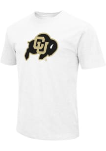 Colosseum Colorado Buffaloes White Primary Logo Short Sleeve T Shirt