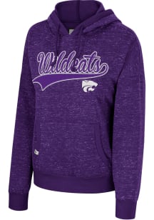 Colosseum K-State Wildcats Womens Purple Cold Hooded Sweatshirt