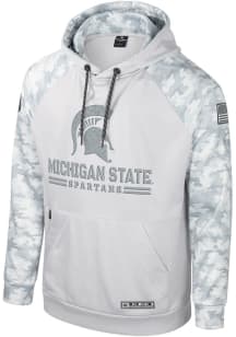 Colosseum Michigan State Spartans Mens Grey Ice Hood