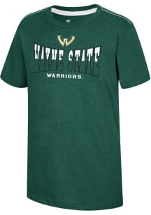 Colosseum Wayne State Warriors Youth Green Tiberius Short Sleeve T-Shirt