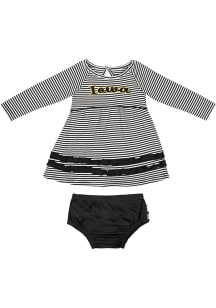 Colosseum Iowa Hawkeyes Infant Girls Black Who-Ville Set Top and Bottom