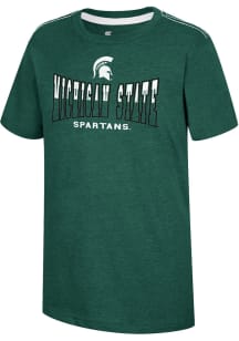 Colosseum Michigan State Spartans Youth Green Tiberius Short Sleeve T-Shirt