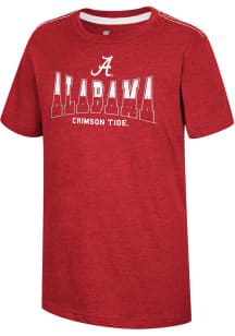 Colosseum Alabama Crimson Tide Youth Crimson Tiberius Short Sleeve T-Shirt