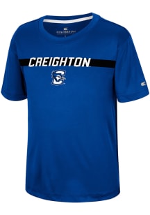 Colosseum Creighton Bluejays Youth Blue Duke Short Sleeve T-Shirt