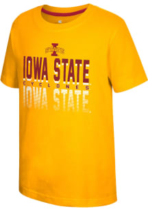 Colosseum Iowa State Cyclones Youth Gold Newfoundland Short Sleeve T-Shirt