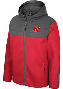 Colosseum Nebraska Cornhuskers Mens Red Storm Was Coming Medium Weight Jacket