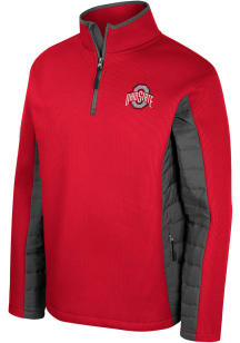 Mens Ohio State Buckeyes Red Colosseum Storm Was Coming Pullover Jackets