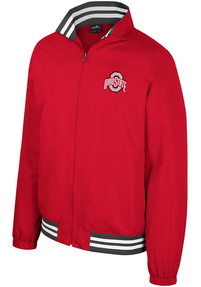 Colosseum Ohio State Buckeyes Red Dyson Medium Weight Jacket