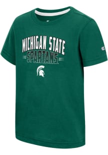 Colosseum Michigan State Spartans Toddler Green Sphynx Short Sleeve T-Shirt