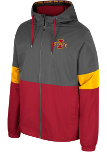 Colosseum Iowa State Cyclones Mens Charcoal Miles Light Weight Jacket