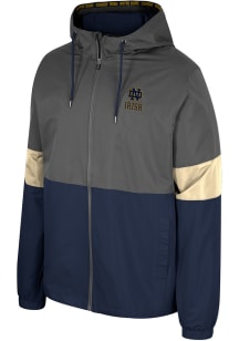 Colosseum Notre Dame Fighting Irish Mens Charcoal Miles Light Weight Jacket