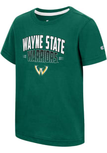 Colosseum Wayne State Warriors Toddler Green Sphynx Short Sleeve T-Shirt