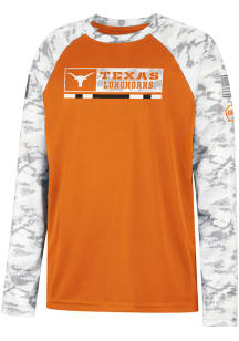 Colosseum Texas Longhorns Youth Burnt Orange OHT Wildcard Long Sleeve T-Shirt