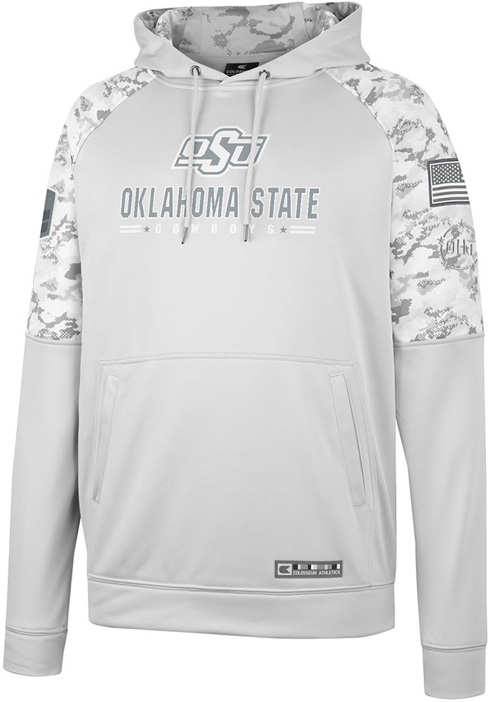 Nike Black Oklahoma State Cowboys Veterans Camo Pullover Hoodie