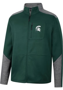 Mens Michigan State Spartans Green Colosseum Id Keep Playing Medium Weight Jacket