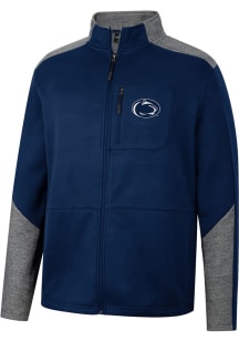 Mens Penn State Nittany Lions Navy Blue Colosseum Id Keep Playing Medium Weight Jacket