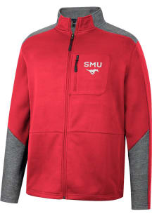Colosseum SMU Mustangs Mens Red Id Keep Playing Medium Weight Jacket