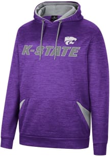 Colosseum K-State Wildcats Mens Purple Bushwood Pullover Hood