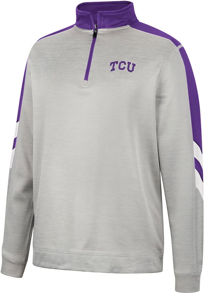 Colosseum TCU Horned Frogs Mens GREY Bushwood Fleece Colosseum TCU Horned Frogs Mens GREY Bushwood Fleece