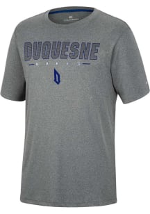 Colosseum Duquesne Dukes Charcoal High Pressure Short Sleeve T Shirt