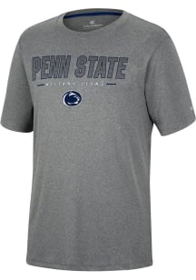 Colosseum Penn State Nittany Lions Charcoal High Pressure Short Sleeve T Shirt