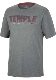 Colosseum Temple Owls Charcoal High Pressure Short Sleeve T Shirt
