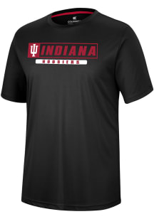 Colosseum Indiana Hoosiers Black TY Short Sleeve T Shirt