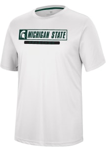 Colosseum Michigan State Spartans White TY Short Sleeve T Shirt