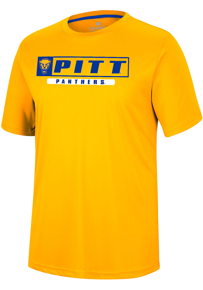 Colosseum Pitt Panthers Gold TY Short Sleeve T Shirt