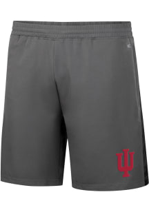 Colosseum Indiana Hoosiers Mens Grey Smails Woven Shorts