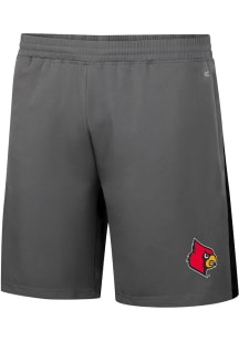 Colosseum Louisville Cardinals Mens Grey Smails Woven Shorts