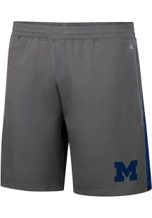 Colosseum Michigan Wolverines Mens Grey Smails Woven Shorts