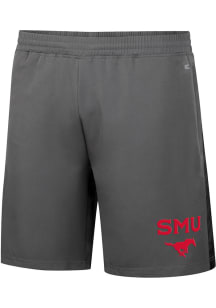 Colosseum SMU Mustangs Mens Grey Smails Woven Shorts