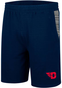 Colosseum Dayton Flyers Mens Navy Blue Wild Party Lounge Shorts