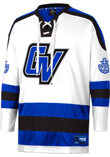 Colosseum  Grand Valley State Lakers Mens White Czerik Hockey Jersey