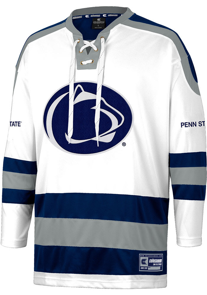 Nike Men's Penn State Nittany Lions Blue Replica Hockey Jersey, XXL