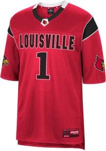 Colosseum Louisville Cardinals Red Let Things Happen Football Jersey