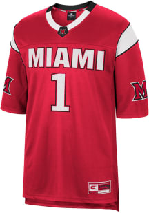 Colosseum Miami RedHawks Red Let Things Happen Football Jersey