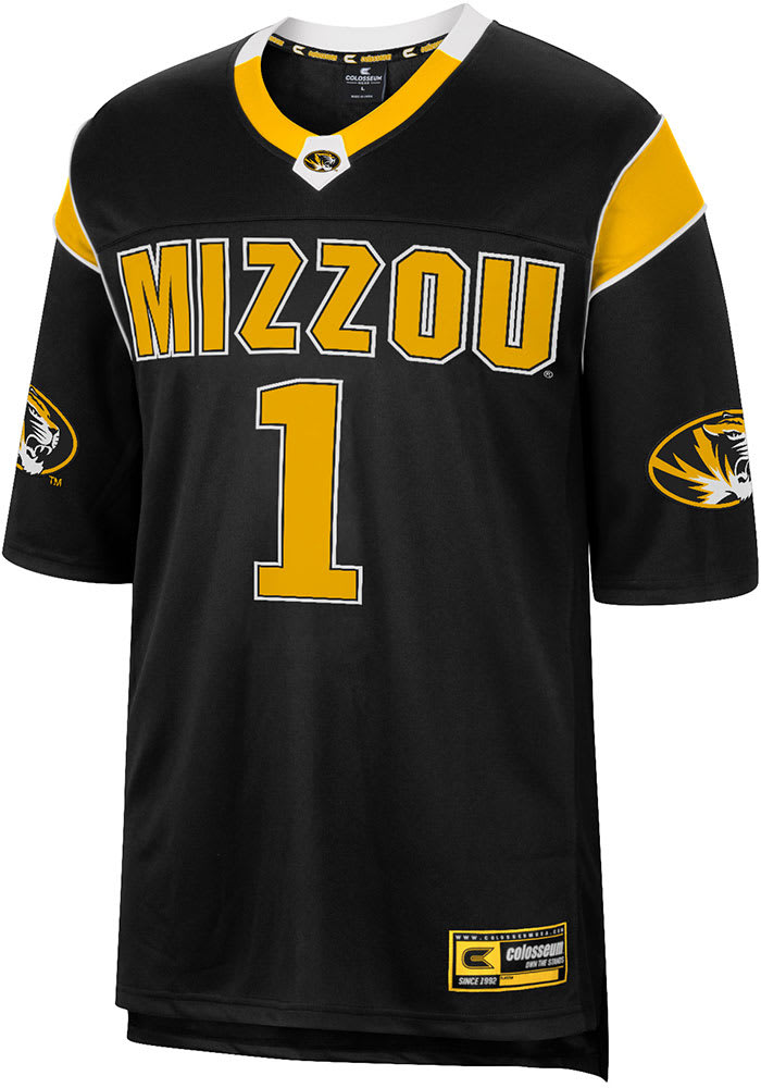 Colosseum Missouri Tigers Black Let Things Happen Football Jersey