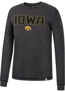Colosseum Iowa Hawkeyes Charcoal Noonan Thermal Long Sleeve Fashion T Shirt