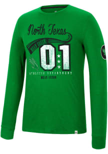 Colosseum North Texas Mean Green Green Before Electricity Long Sleeve Fashion T Shirt